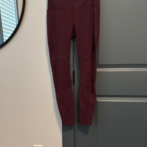 lululemon athletica Burgundy Leggings